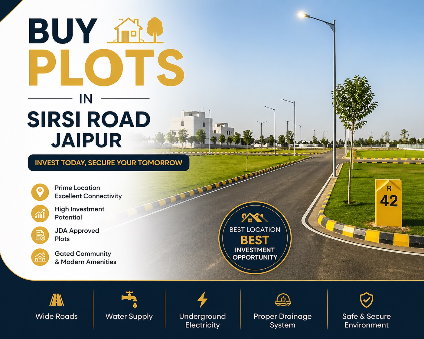 Buy Plots in Sirsi Road Jaipur | Jaipur Plots-Sirsi Road-Jaipur